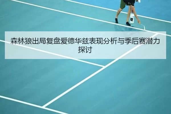 森林狼出局复盘爱德华兹表现分析与季后赛潜力探讨